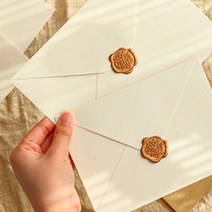 실링왁스 인장 청첩장 초대장 결혼 답례품 봉투 스티커, 7실링스티커-골드로즈