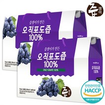 즙쟁이 포도즙 100 2박스 60포, 60포입, 2박스/60포