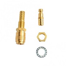 가스용접기 토치 절단기 CO2 2Pcs 10mm 물 냉각 가스 어댑터 용접 토치 tor불에 대 한 빠른 커넥터 피팅 20, 01 Golden
