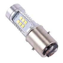 오토바이어셈블리 오토바이 부품 호환 3030 21smd led 헤드라이트 헤드 라이트 램프 전구 1200lm 흰색 21w, 아이스 블루