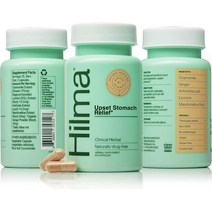 Hilma 힐마 Upset Stomach Relief 50개, 개, 50 카운트 (1 팩)
