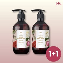 [KT알파쇼핑]플루 퍼퓸드 스파스크럽 바디워시 1+1 (6개 구성 중 택1), 보태니컬 베리 + 보태니컬 베리