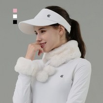 [클리브랜드골프] 2IN1 전체FUR 자석탈착 여성 넥워머핸드워머골프용품_CGKWNW1911, CGKWNW1911 블랙