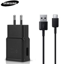 태블릿 고속충전기 EP-TA200 삼성 호환 갤럭시 S10 X SM-G9730 플러스 A60 S9, 01 EU adapter and Cable