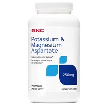 GNC - 지앤씨 포타슘 칼륨 앤 마그네슘 250mg 240정, 1개