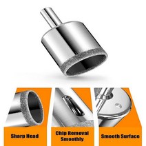 유리 구멍 톱 내구성 연마기 톱 다이아몬드 드릴 비트 타일 세라믹 홀 오프너 절단 10 개, 01 빨간