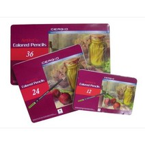 세르지오 유성 색연필(36색)미술 그리기 아트 학교 수업 교실 전공 문구 예술 화방, 본상품