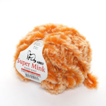 삼남뜨개실 슈퍼밍크실 80g 펄실 밍크실 겨울실 목도리실 뜨개실 10+1, 슈퍼밍크, 슈퍼밍크 80g 16 믹스 오렌지