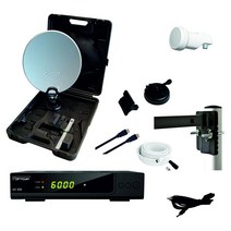 Opticum 셋톱박스 Hd Ax 300 위성 수신기 + 단일 Lnb 캠핑 Ctt8
