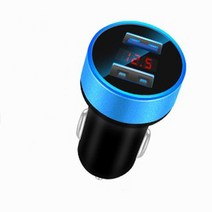 자동차 차량용 USB 충전기 뷰익 엑셀 앙코어 도요타 코롤라 어벤시스 RAV4 야리스 아우리스 히럭스 프리우, 02 파란