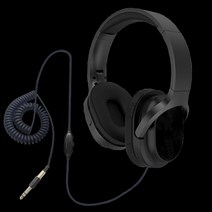 금속탐지기 이어폰 전문 md-6250 tx-850 헤드폰 원형 구멍 헤드셋, 검은색