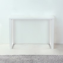 소티디자인 롤리 소나무 원목 콘솔 테이블 1200, 화이트