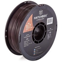 HATCHBOX ABS 3D 프린터 필라멘트 치수 정확도 003mm 1kg 스풀 175mm 레드, Brown