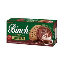 롯데 맛있는과자 개별포장쿠키 [초코]반반 빈츠 카페모카 102g 2개 홈파티 탕비실, 6개