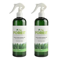 아임포레스트 피톤치드 스프레이 500ml 새집증후군 항균 효과 차량용방향제 실내방향제, 아임포레스트500ml 2개