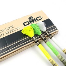 자수마켓/ DMC 라이트이펙트사-형광사 야광사 3색상/ 메탈릭사, E980, 1개