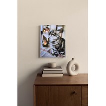 아크릴액자 소형 맞춤제작 - 결혼 가족 퇴임 웨딩 베이비 바디프로필 반려동물, 블랙