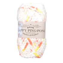 미소털실 해피푸들 수면사 시리즈 극세사 털실 뜨개실, 핑퐁 - 01 화이트, 1개