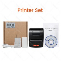 카드 포스기 POs 이지체크 단말기 신화포 무료 앱 SII Loyverse POS 휴대용 열전사 프린터 영수증 인쇄, 02 Black Printer_03 영국 플러그