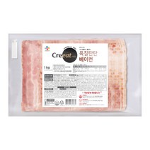 크레잇 육질탄탄 베이컨 1Kg, 크레잇 베이컨 1kg+드아포장