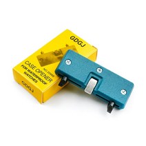 랜툴 아연각관 보강토블럭 공구 1pcs 조정 가능한 시계 오프너 백 케이스 도구 프레스 클로저 리무버 렌치 나사 렌치 수리 키트 도구 시계 배터리 리무버, 파란색 도구 벨트 상자