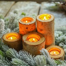 한소픈 자작나무 촛대 캔들 홀더, 대