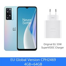 기기 이동 모든 새로운 oneplus nord n20 se n 20 스마트폰 4gb 64gb 33w supervooc 충전 5000mah 배터리 50mp ai 듀얼 카메라 6, 기준, EU 4GB 64GB 블루