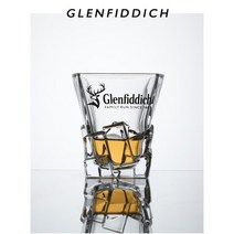 북유럽풍 크리스탈 소재 GLENFIDDICH 글렌피딕 빈티지 위스키 글라스 ft. 수정, 6개