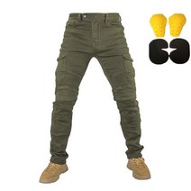 남성용 모토 장비 판탈롱 모토크로스 벨트 보호 운전 면허증 테스트, 17 C basic green_02 M