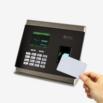EF-301전용 근태관리기 출입증명 RF카드 근태기록기 출근기록기 소규모직원관리 출퇴근체크기 출근체크기, 단면, B