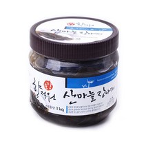 (사은품 증정) [향적원] 산마늘 장아찌 900g(유리병)+KF94마스크 3매 증정, 상세페이지 참조