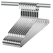 스테인레스 옷걸이, 실버, 10개입