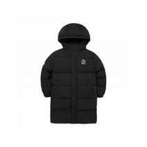 MLB KIDS 베이직 중경량 구스 롱패딩 NY Black