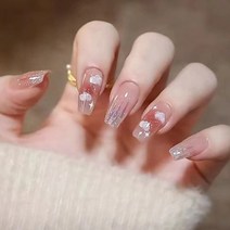 떨샵 붙이는 네일팁 키치 유니크 인조손톱, 2개, NAIL-N342