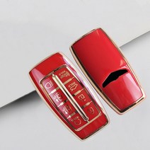 G70튜닝 G80튜닝 GV80튜닝 TPU-자동차 키 케이스 4 6 8 버튼 스마트 키리스 엔트리 원격 제어 보호대 커버, 10 8 Buttons Red