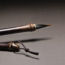 문방사우 필방 바림 붓 보라색 토끼 머리 브러시 펜 필적 일반 스크립트 대나무 브러시, 없음