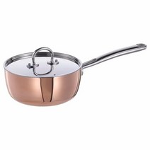 이케아 핀마트 소스팬+뚜껑 1.5L 구리실버 지름18cm 높이8cm 알루미늄, 없음