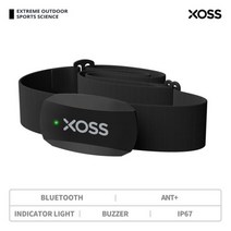 자전거주행속도계 XOSS새로운 볼텍스 자전거 케이던스 센서 속도계 ANT 블루투스 40 심박수 모니터 Garmin Bryton Magene 바이크 컴퓨터, X1 HRM 1PCS