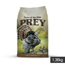 토우 강아지 토우프레이 송어 독 건식사료, 1개, 1.36kg, 칠면조