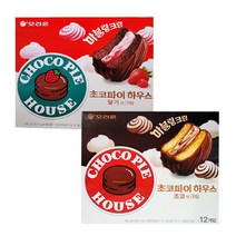 오리온 초코파이하우스 초코앤크림 2개+딸기앤크림 2개, 2세트, 816g