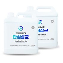 토탈클리어 안심살균 소독제, 4000ml, 2개