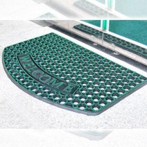 골프매장 WELCOME 현관매트 그린50X80 매장매트 발깔개