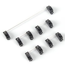한손키보드 PCB 장착 체리 스태빌라이저 기계식 수정 키 위성 축 7u 625u 2u 3u 6u, 없음, 없음, 3.1x2u - Transparent PCB Stab