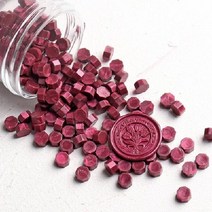 다양한 문양 씰링 왁스 세트 실링왁스 스탬프 실링왁스비즈 도장 실링 스탬프 복고풍 고대, berry red