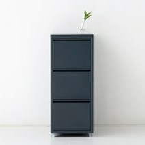 마켓비 DOMINIK 서랍장 0.3단, 다크그레이 7866.8526