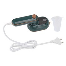 휴대용 무선 핸디 스탠드 스팀 다리미 38W Handheld Hanging Ironing Machine Mini Portable Steam Iron Garment Fabric fo, 단일옵션