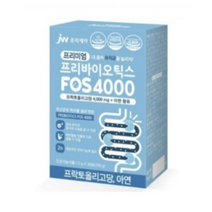 JW중외제약 프리미엄 프리바이오틱스 FOS 4000 플러스 아연 프락토올리고당 유산균, 30포, 17박스