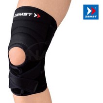 잠스트 ZAMST ZK-7 무릎보호대 무릎 좌우 흔들림을 잡아주는 서포터, 블랙/3L