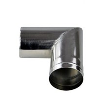 위너웰 화목난로 전용 스테인레스 90도 L자 연통 89mm