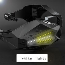 오토바이 방수커버 할리데이비슨 방수 및 방풍 핸드 가드 액세서리 Yamaha Tmax 5, 02 WHITE LED